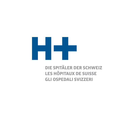 H+ Swiss Hospitals logo | Nadavos