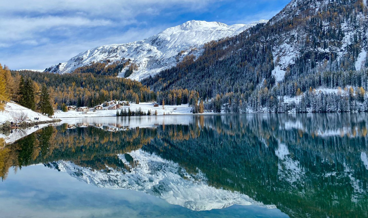 Landschap Davos Alpine klimaat | Nadavos
